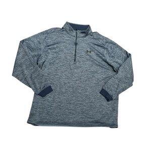 Under Armour Men's 3XL Blue Heathered Quarter-Zip Pullover